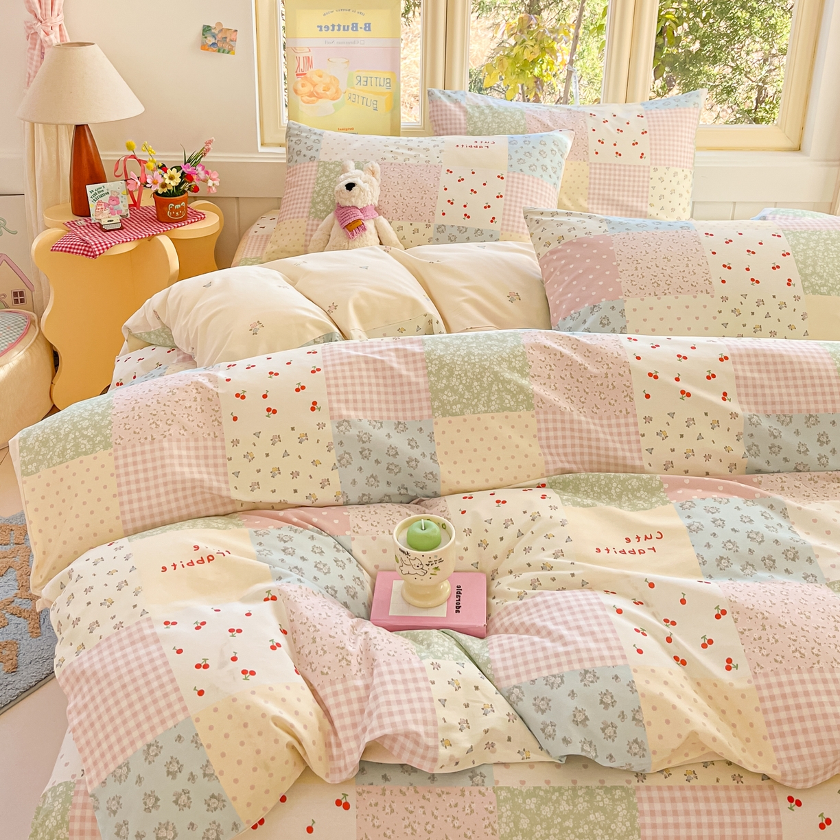 寻米 2026新款13070全棉纯棉印花单床笠床笠单件-风格二 美式田园