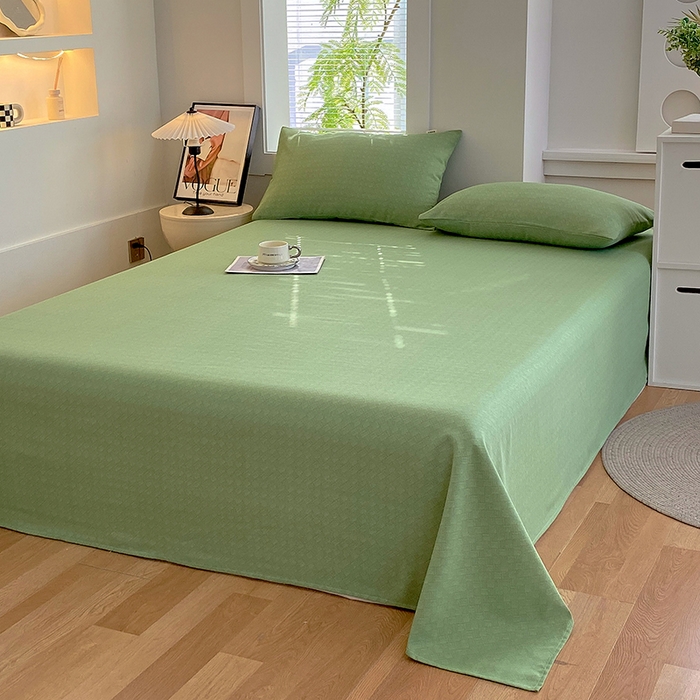 91家纺网 家纺一手货源 找家纺 （总）爱彼家纺 2026新款古艺粗纱老粗布加厚加密凉席席子床单三件套