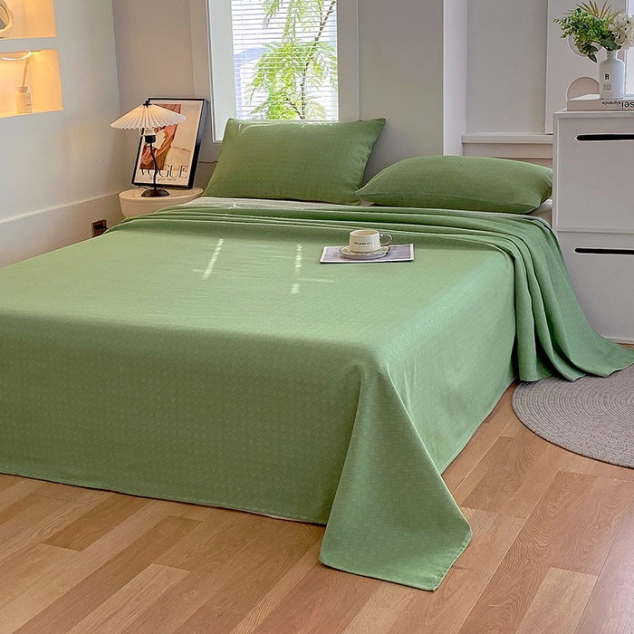 91家纺网 家纺一手货源 找家纺 （总）爱彼家纺 2026新款古艺粗纱老粗布加厚加密凉席席子床单三件套