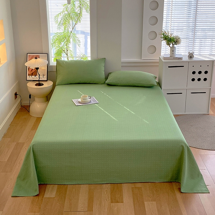 91家纺网 家纺一手货源 找家纺 （总）爱彼家纺 2026新款古艺粗纱老粗布加厚加密凉席席子床单三件套