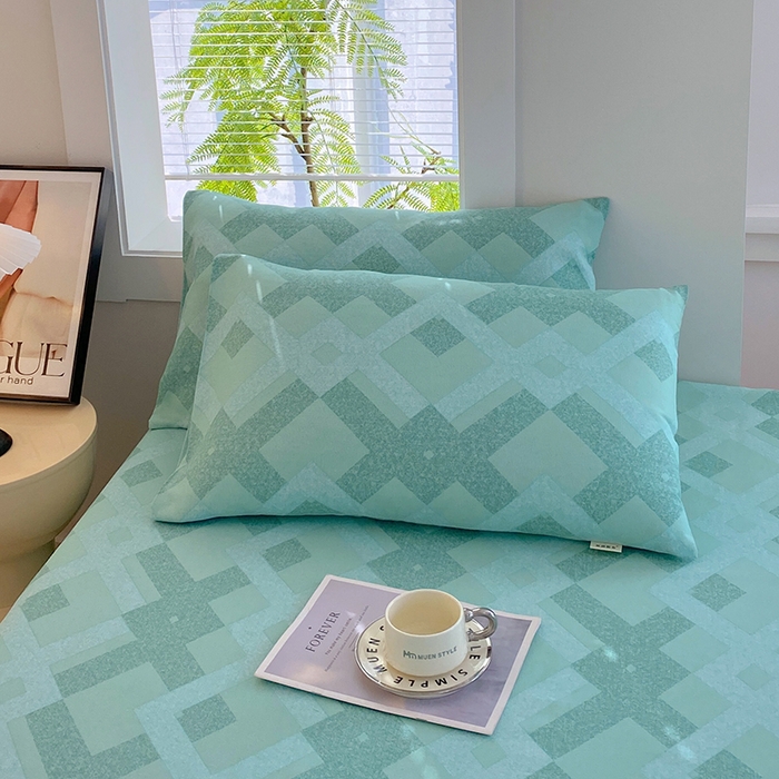 91家纺网 家纺一手货源 找家纺 爱彼家纺 2026新款古艺粗纱老粗布加厚加密凉席席子床单三件套 布兰迪