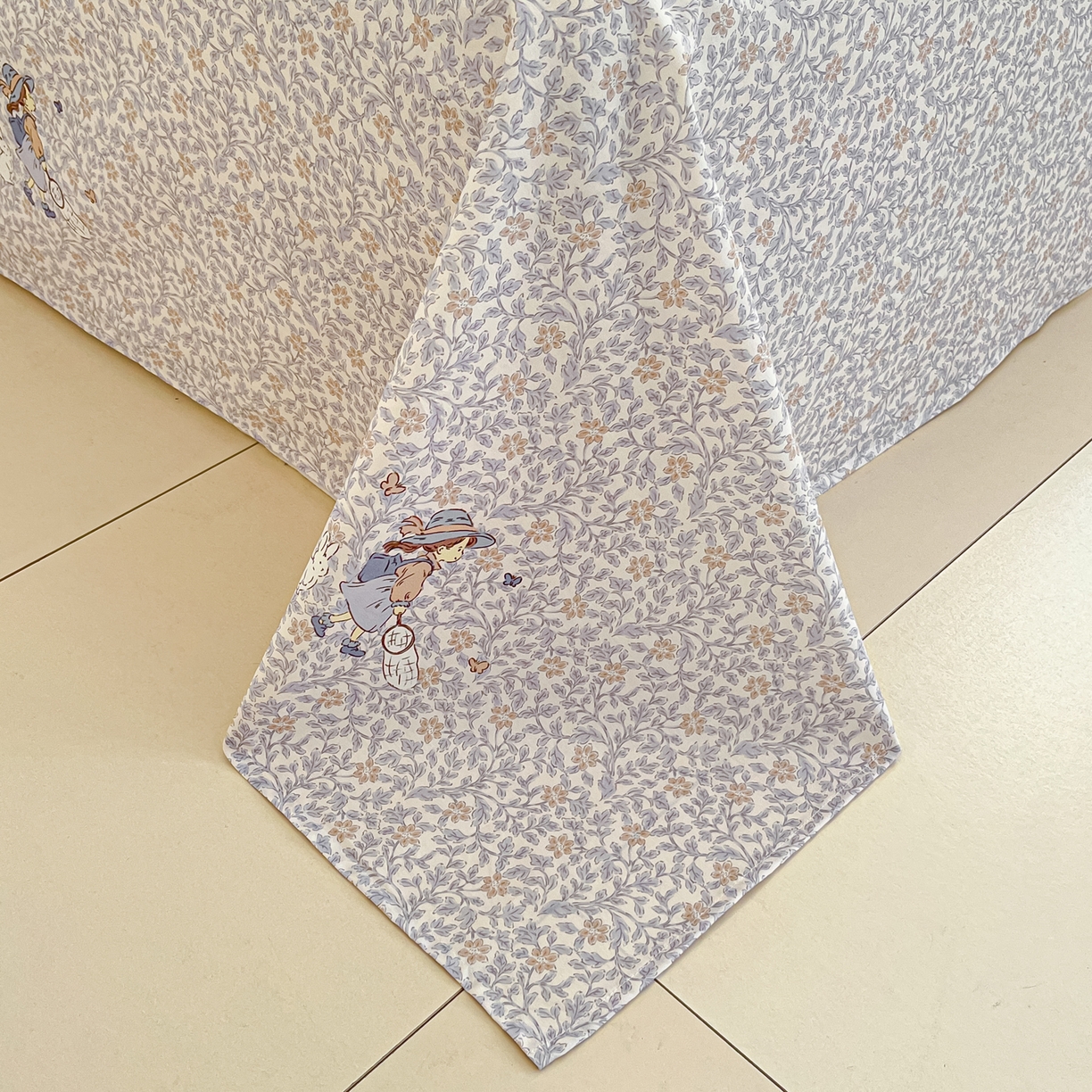 91家纺网 家纺一手货源 找家纺 寻米 2026新款13070全棉纯棉印花单床笠床笠单件-风格二 萌兔花园