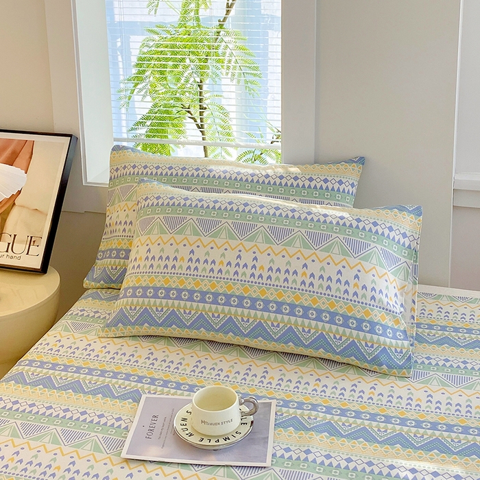 91家纺网 家纺一手货源 找家纺 爱彼家纺 2026新款古艺粗纱老粗布加厚加密凉席席子床单三件套 雅兰特