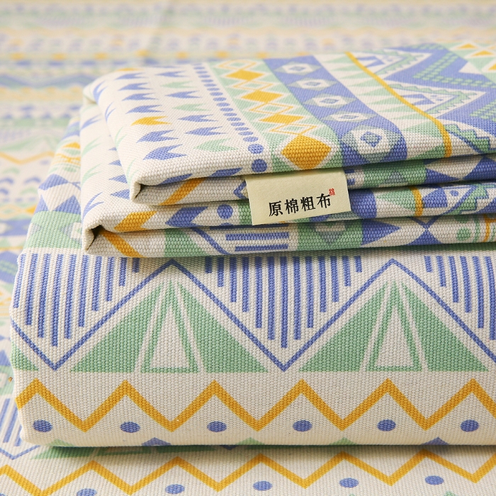 爱彼家纺 2026新款古艺粗纱老粗布加厚加密凉席席子床单三件套 雅兰特