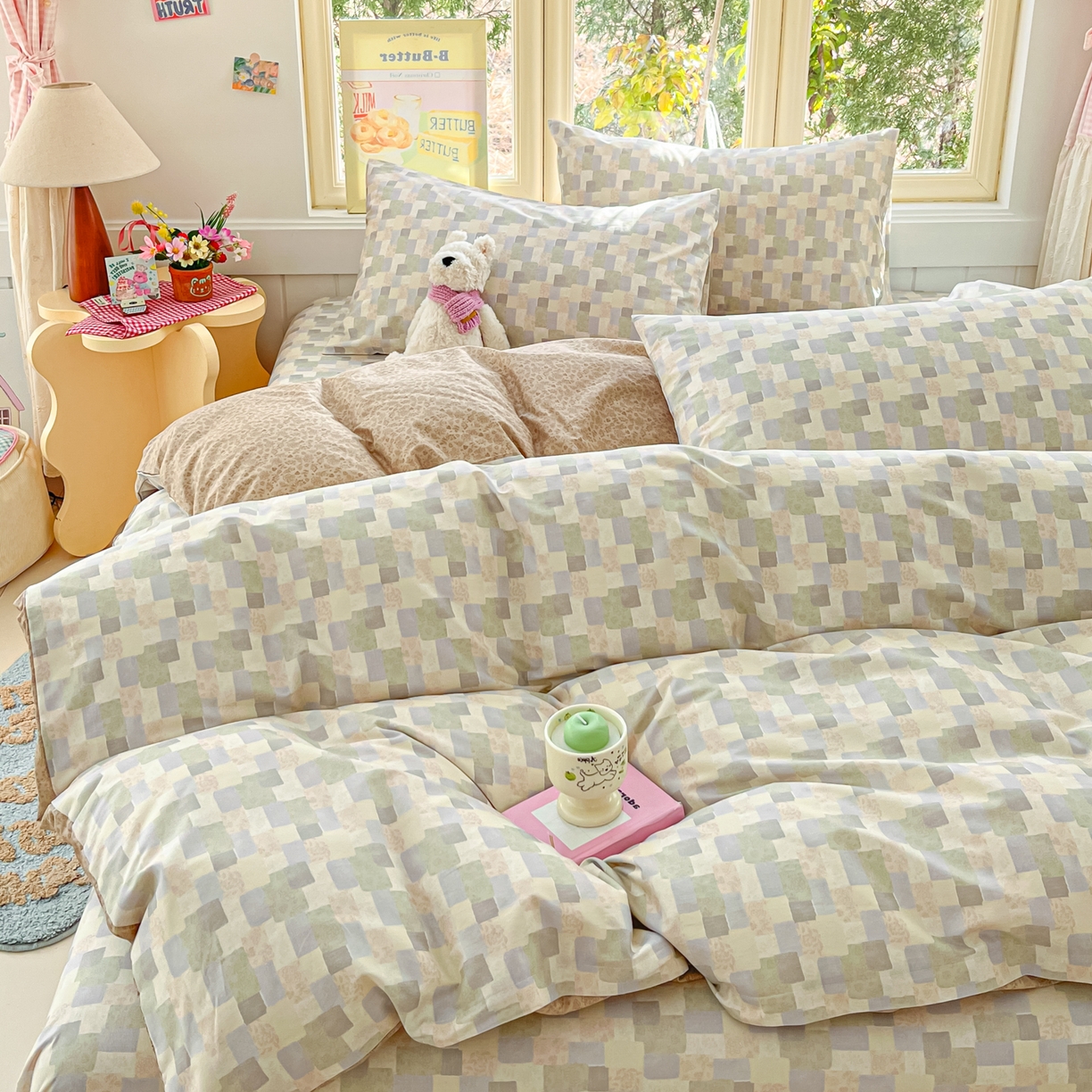 寻米 2026新款13070全棉纯棉印花单床笠床笠单件-风格二 唐顿庄园