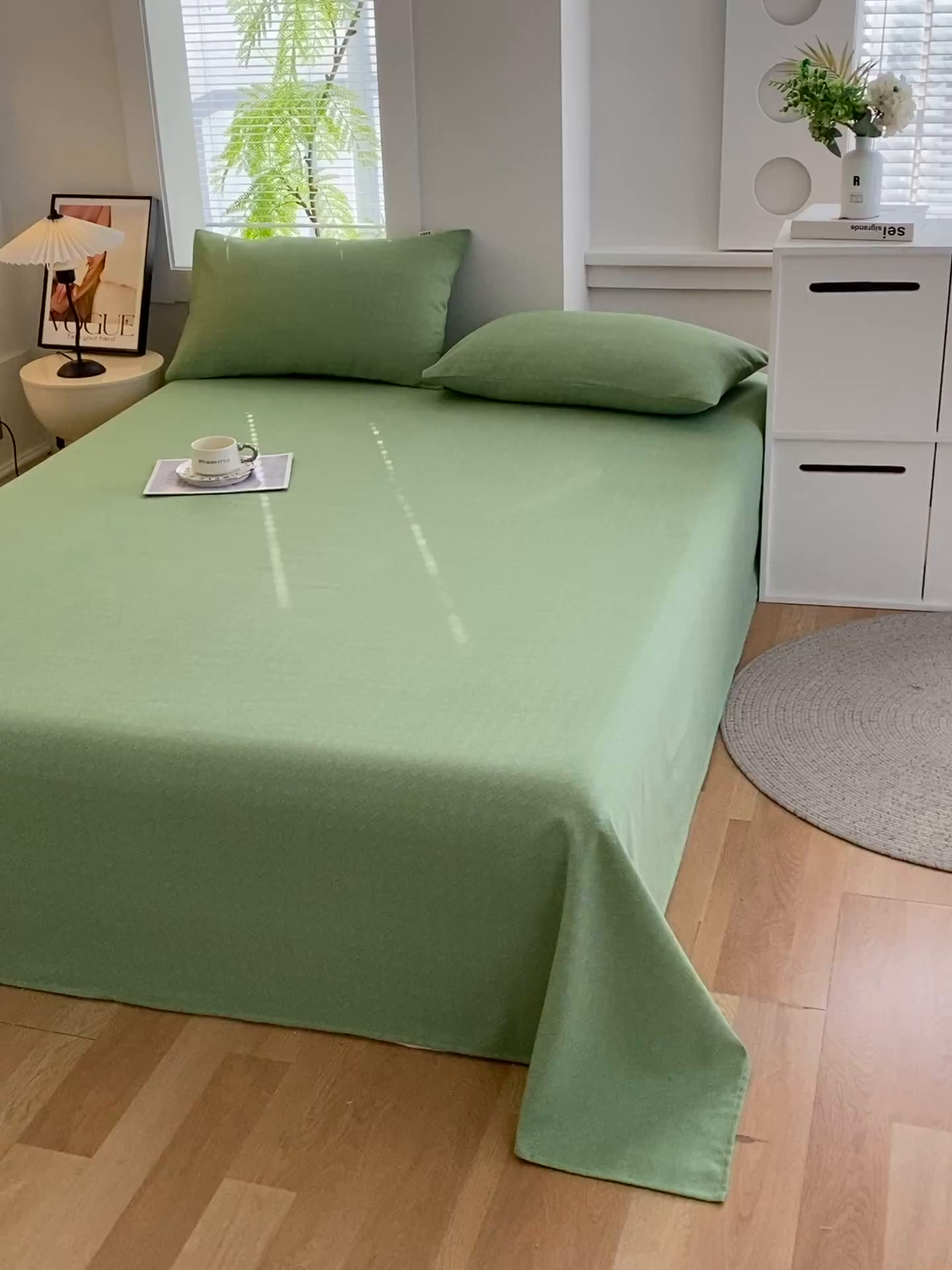 91家纺网 家纺一手货源 找家纺 （总）爱彼家纺 2026新款古艺粗纱老粗布加厚加密凉席席子床单三件套