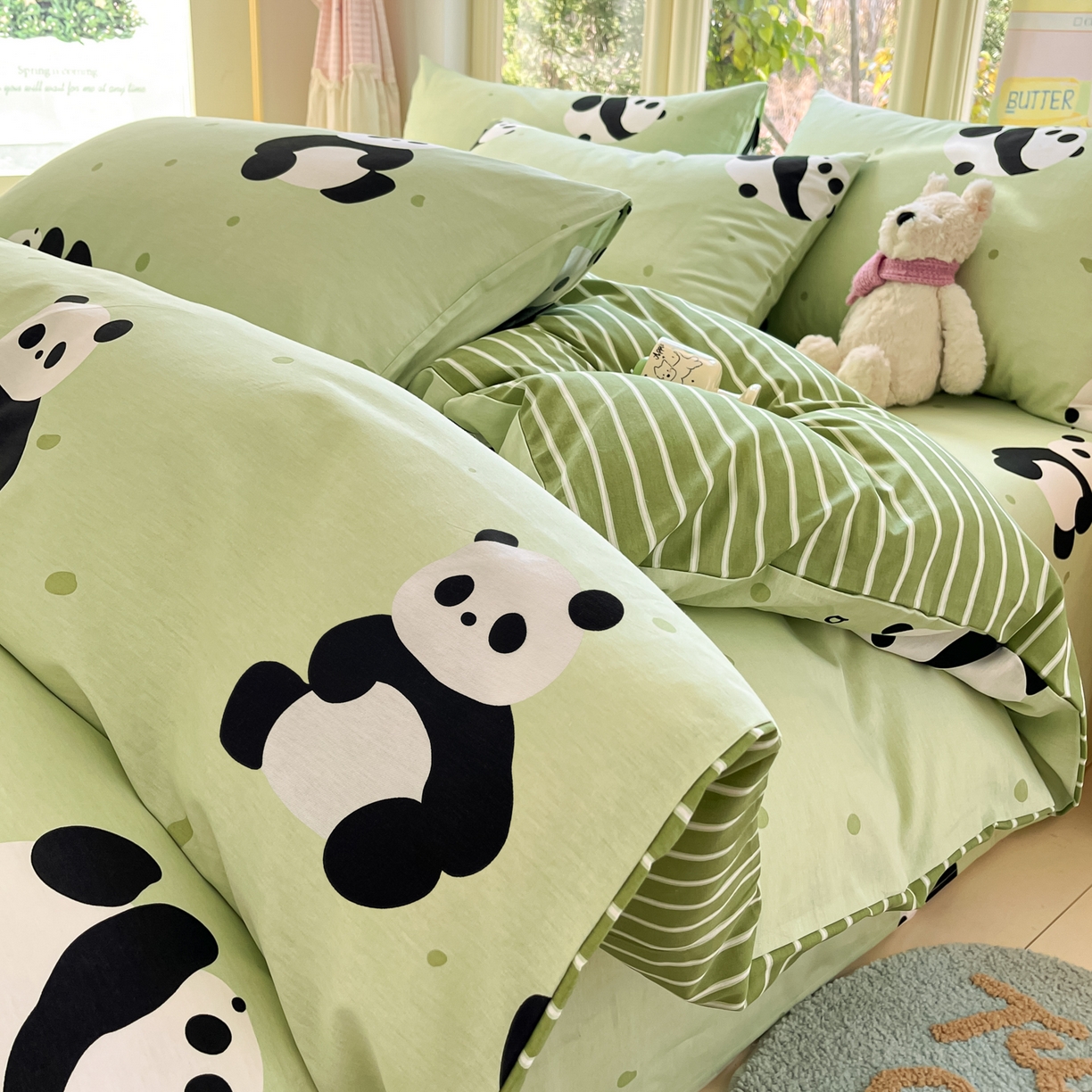 91家纺网 家纺一手货源 找家纺 （总）寻米 2026新款13070全棉纯棉印花单床单床单单件-风格二