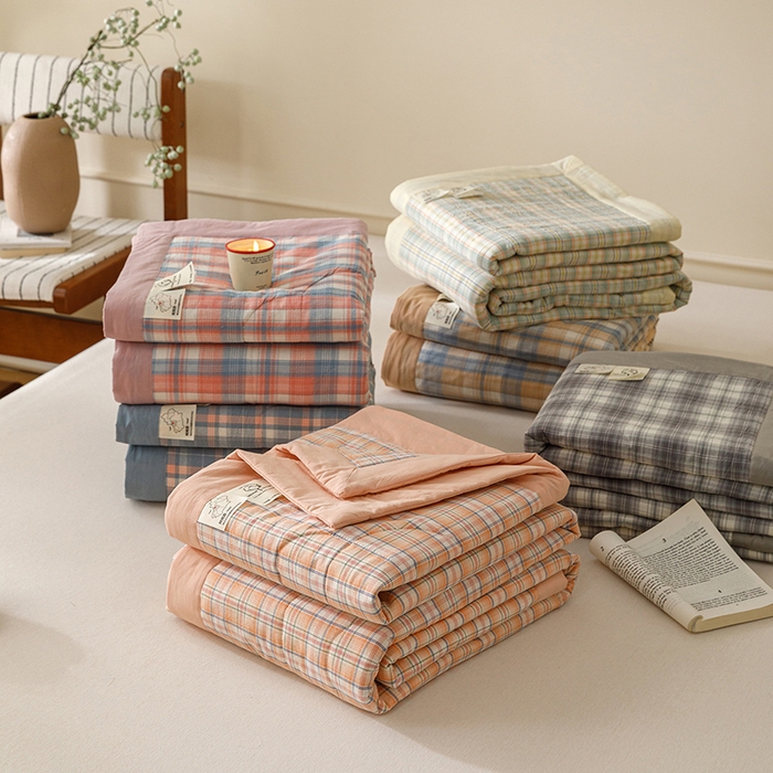 91家纺网 家纺一手货源 找家纺 （总）悦然毛巾被 2026新款全棉水洗棉夏被夏凉被空调被