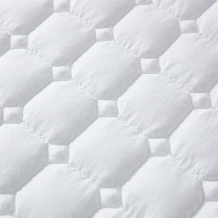 91家纺网 家纺一手货源 找家纺 啊雅家居 2026新款简约羽丝绒床笠式床垫床护垫 白色