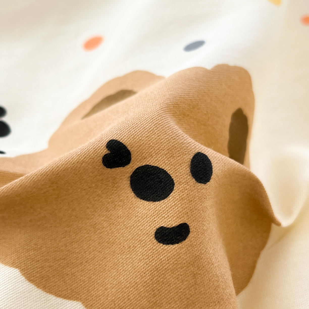 91家纺网 家纺一手货源 找家纺 寻米 2026新款13070全棉纯棉印花单床单床单单件-风格二 小熊软糖