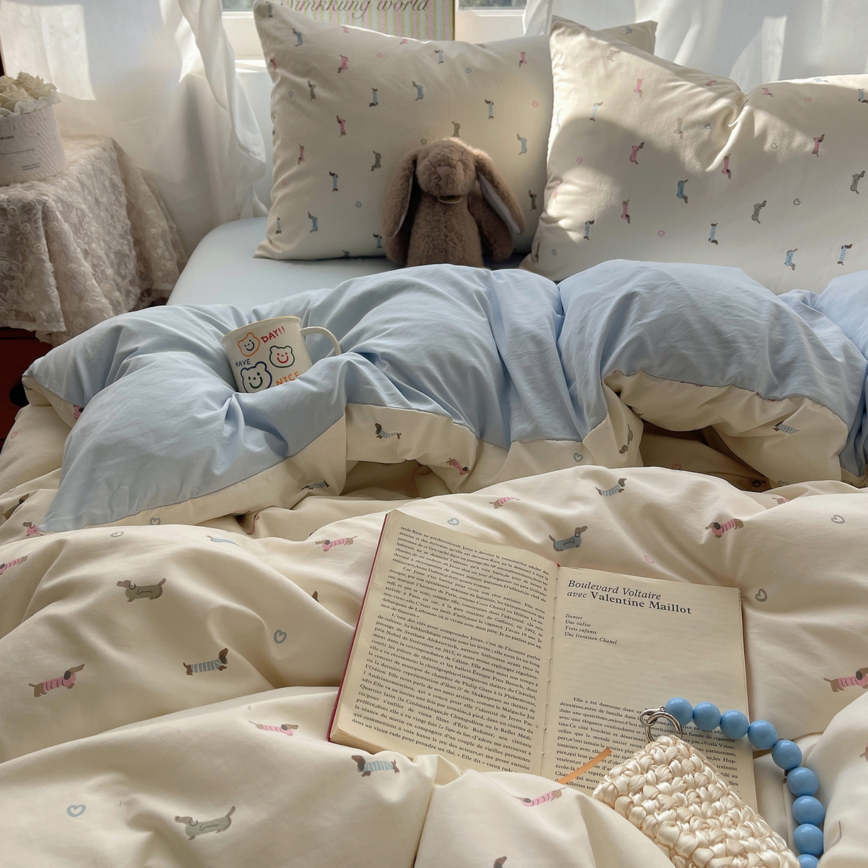 91家纺网 家纺一手货源 找家纺 （总）沐芷 2026 【提供买家秀】古法水洗仿棉A类四件套床上用品三件套被套被罩床笠款---第一波