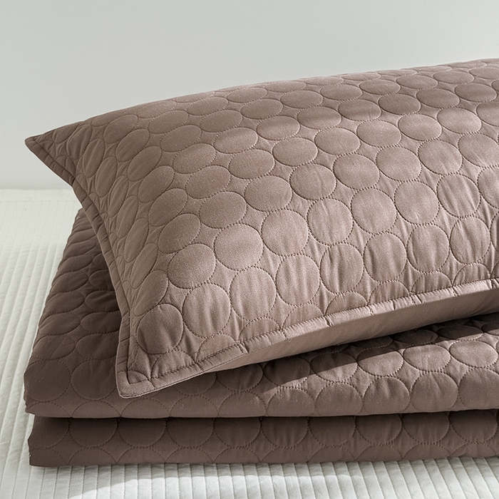 91家纺网 家纺一手货源 找家纺 Mr.pig猪先生水洗棉 2026新款A类全棉水洗棉夹棉床盖三件套棉水洗绗缝夹棉床单加厚加棉防滑炕盖四季-圆心系列 （展示价格为控价，实际价格请联系客服） 组合图