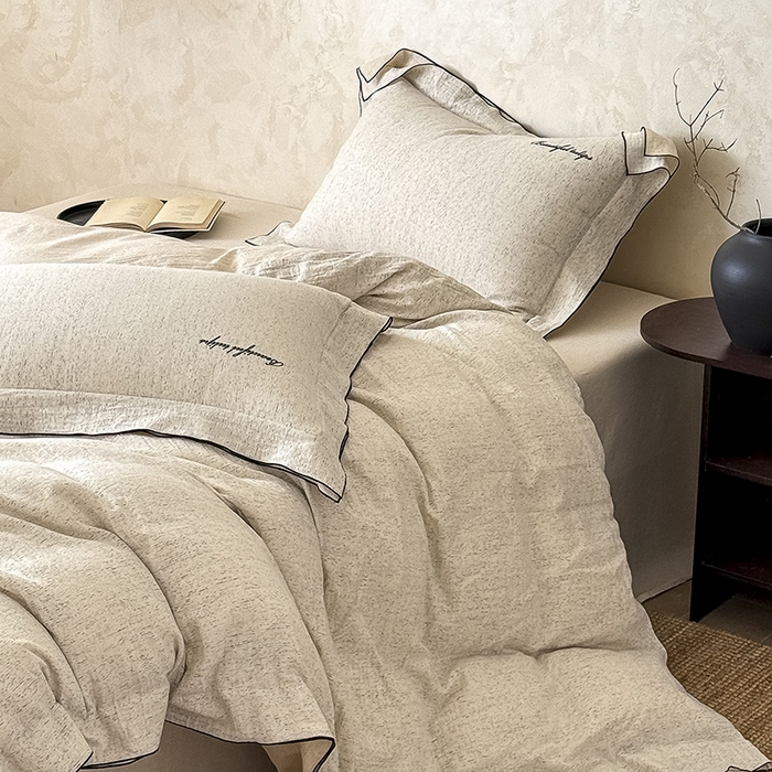 91家纺网 家纺一手货源 找家纺 （总）Mr.pig猪先生水洗棉 2026新款A类色织棉麻全棉双层纱四件套被套纯棉亚麻床上用品-棉麻素问（展示价格为控价，实际价格请联系客服）