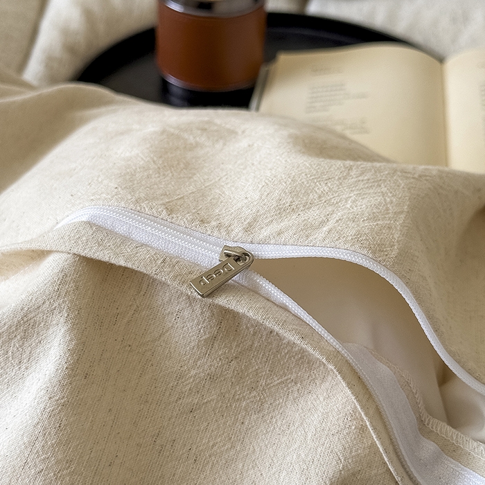 91家纺网 家纺一手货源 找家纺 （总）Mr.pig猪先生水洗棉 2026新款A类色织棉麻全棉双层纱四件套被套纯棉亚麻床上用品-棉麻素问（展示价格为控价，实际价格请联系客服）