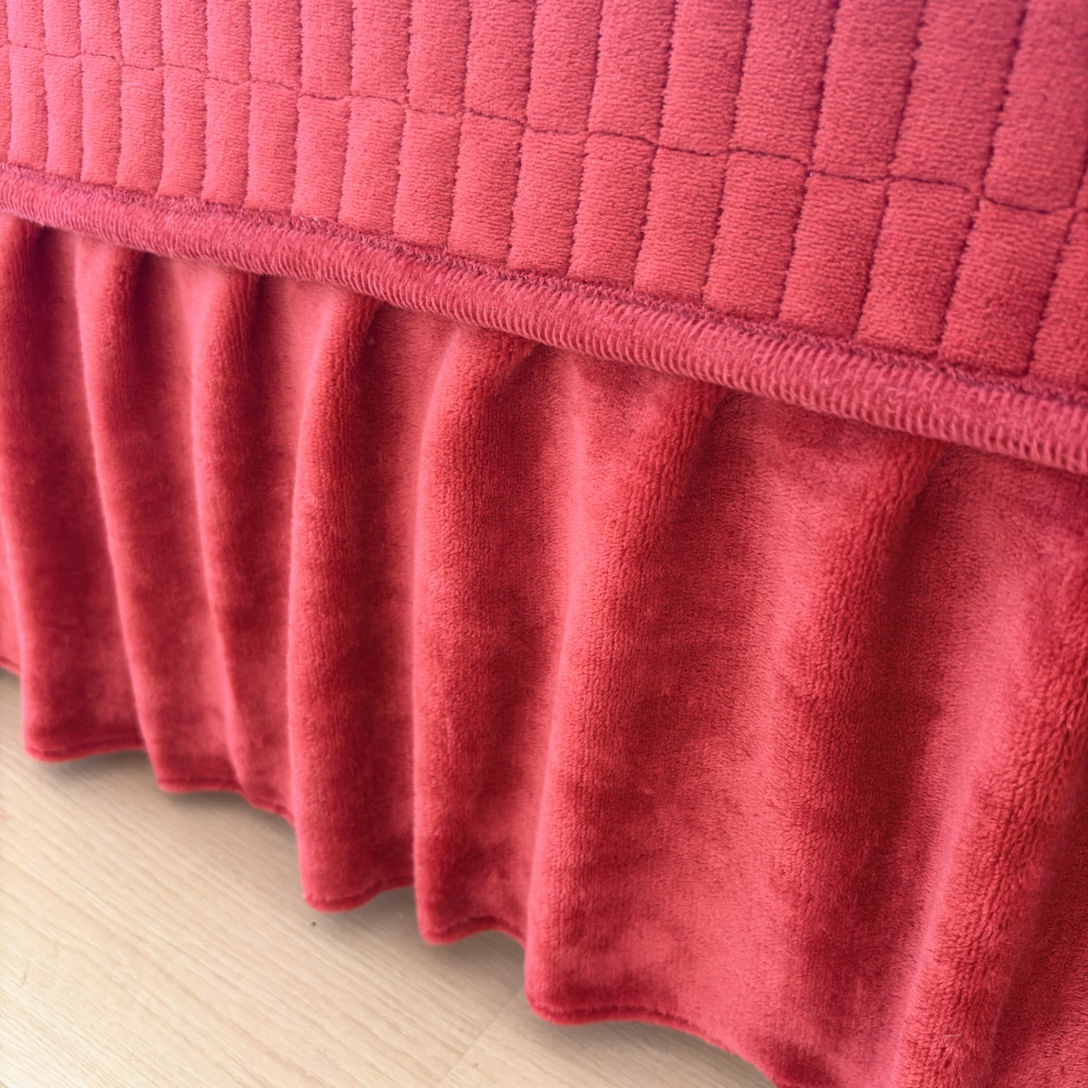 91家纺网 家纺一手货源 找家纺 铠畅 2025新款牛奶绒碎花床单床盖四件套 花妖系列 云裳-马上有福