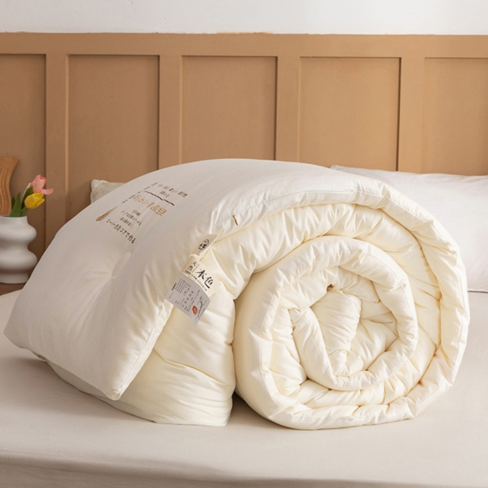 91家纺网 家纺一手货源 找家纺 （总）良品汇馆 2026【A类有机原棉大豆被】纯棉原棉大豆纤维被芯提花被子A类民宿四季被秋冬被