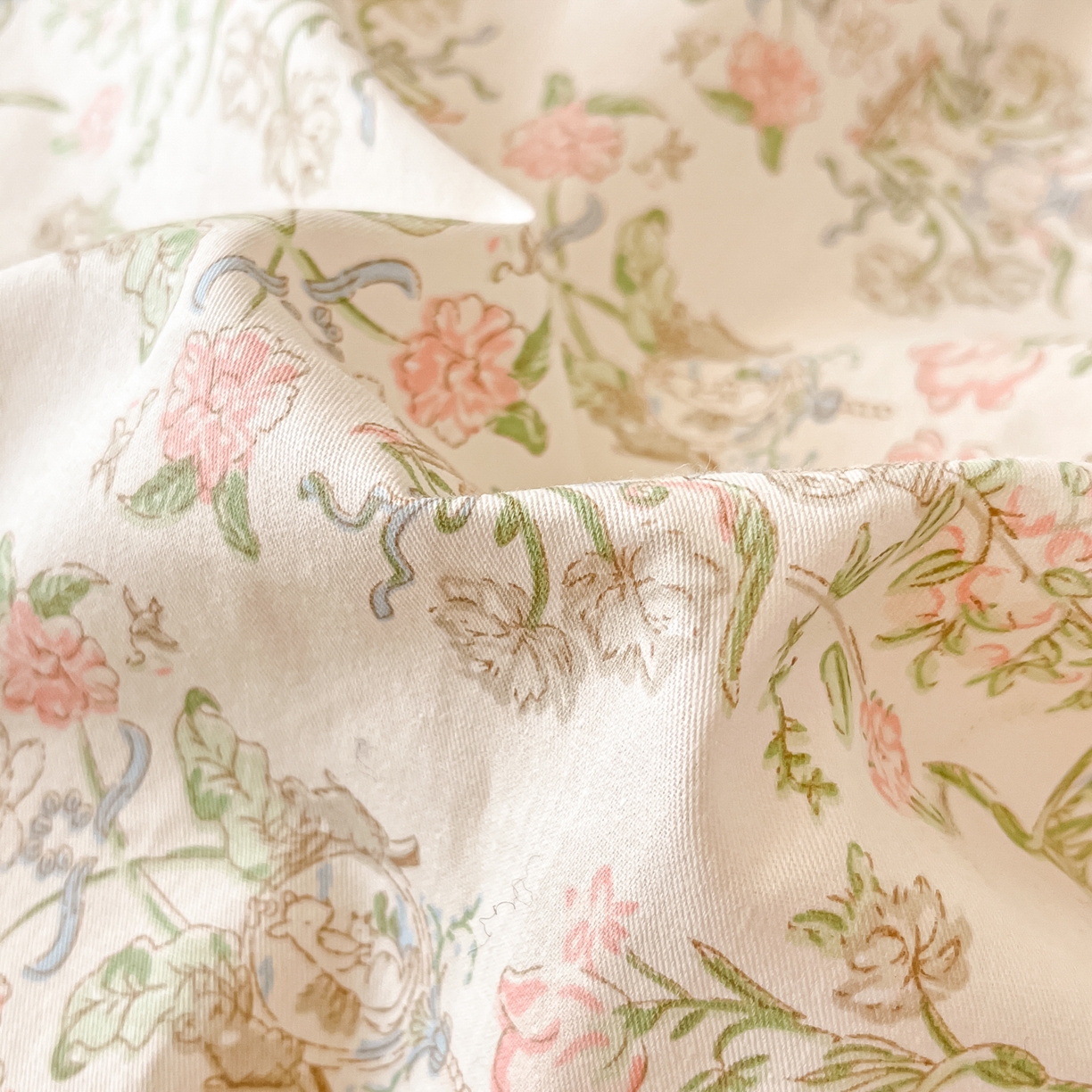 91家纺网 家纺一手货源 找家纺 （总）瑞莱 2026新款全棉印花13070花卉系列四件套