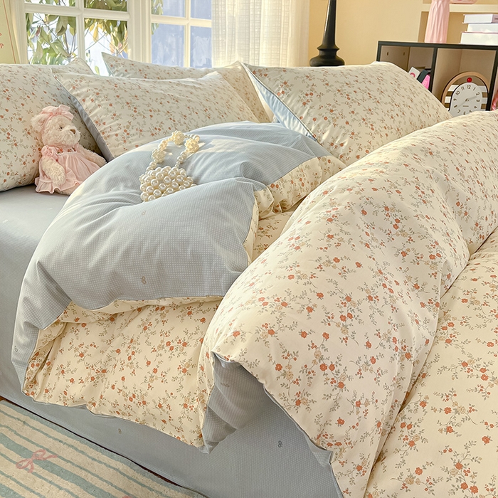 瑞莱 2026新款全棉印花13070花卉系列四件套 沫汐