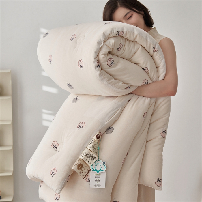 91家纺网 家纺一手货源 找家纺 【新疆棉花被】全棉棉花被芯良品里外全棉被子新疆棉花被冬被四季被A类