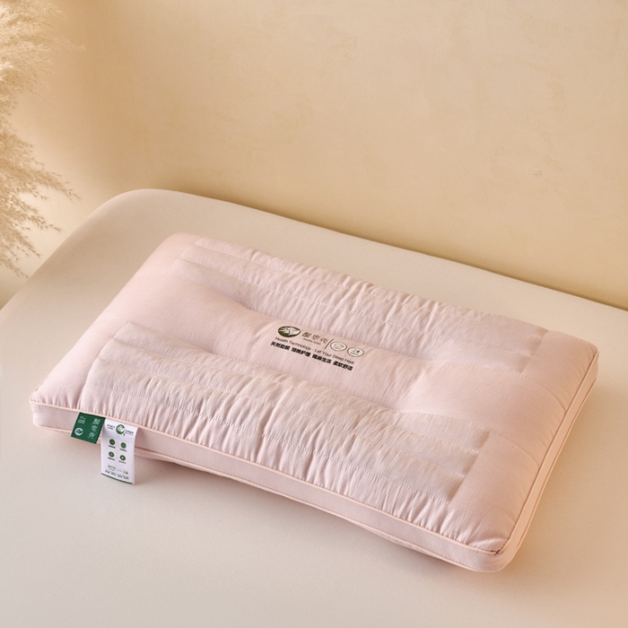 怡薇格枕芯 2026新款酸枣壳羽丝护颈枕枕头枕芯 粉色