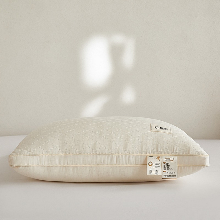 91家纺网 家纺一手货源 找家纺 怡薇格枕芯 2026新款亲肤棉麻枕头枕芯 棉麻-白色