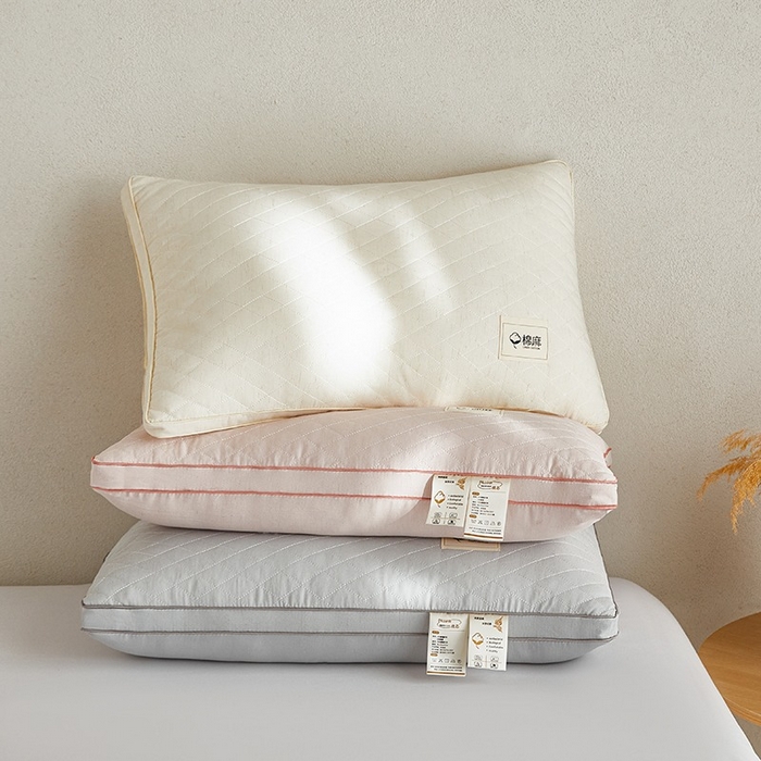 91家纺网 家纺一手货源 找家纺 怡薇格枕芯 2026新款亲肤棉麻枕头枕芯 组合图仅供展示不可下单