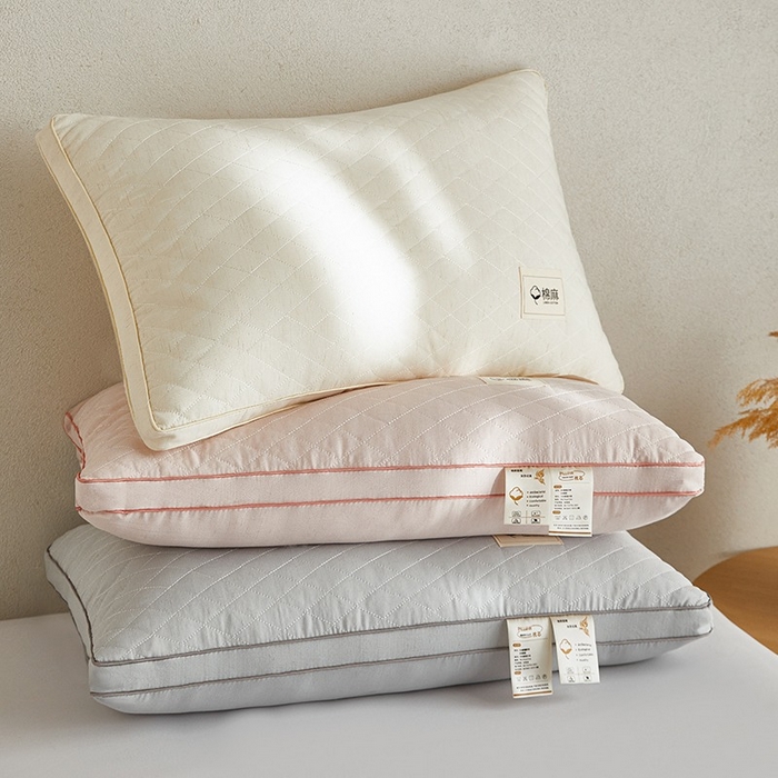 91家纺网 家纺一手货源 找家纺 怡薇格枕芯 2026新款亲肤棉麻枕头枕芯 组合图仅供展示不可下单