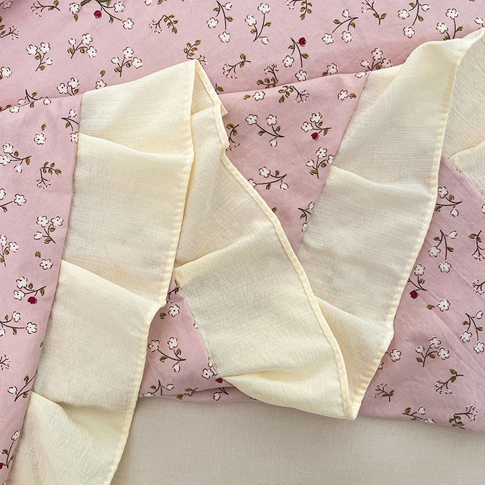 91家纺网 家纺一手货源 找家纺 梦舒羽 2026新款A类云朵棉刺绣花边枕套宿舍情侣绣花双人加长枕芯内胆套 爱丽丝-粉（刺绣款）