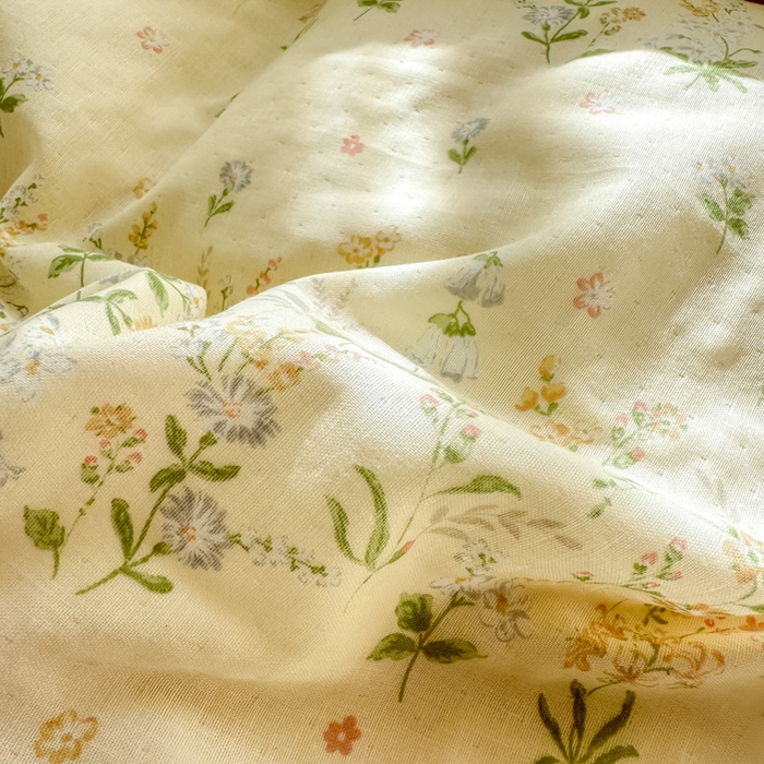 91家纺网 家纺一手货源 找家纺 对白 2026新款A类全棉纯棉有氧双层纱贝壳边三角针单被套被套单件 盛夏