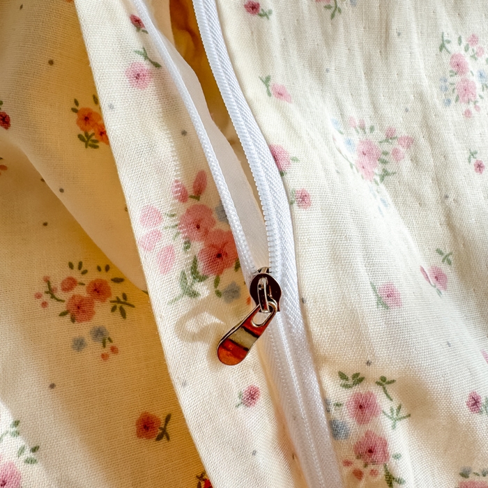 91家纺网 家纺一手货源 找家纺 对白 2026新款A类全棉纯棉有氧双层纱贝壳边三角针单被套被套单件 窈窕淑女