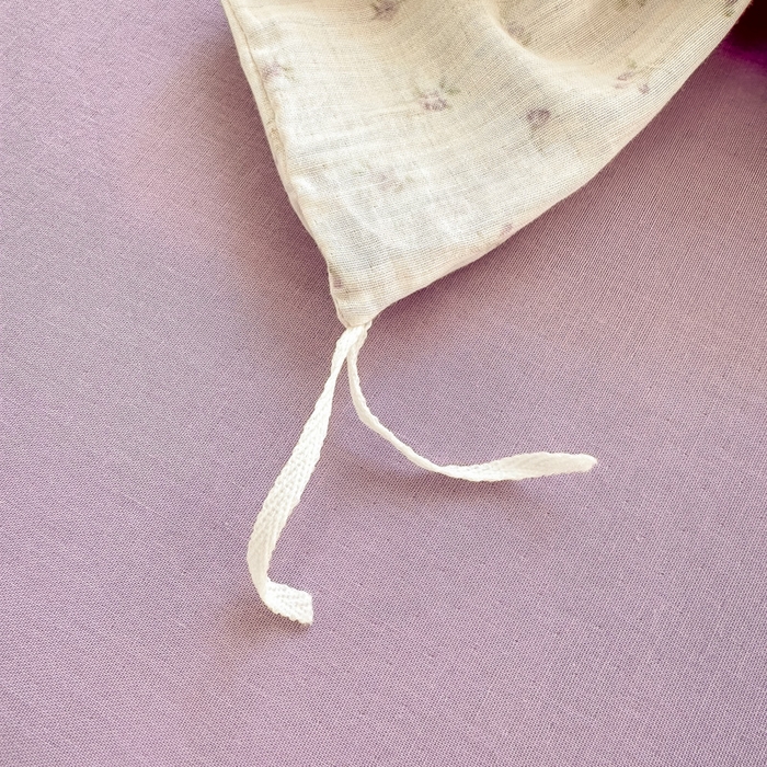 91家纺网 家纺一手货源 找家纺 对白 2026新款A类全棉纯棉有氧双层纱贝壳边三角针四件套 花颜-紫