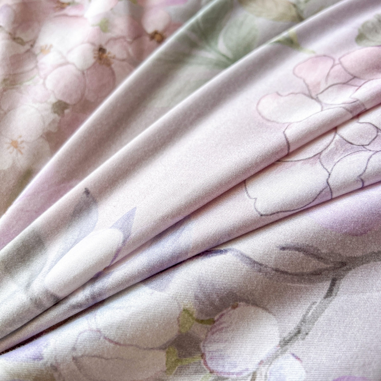 91家纺网 家纺一手货源 找家纺 典曼家纺 2026新款纯棉花卉系列全棉印花四件套 风铃-紫