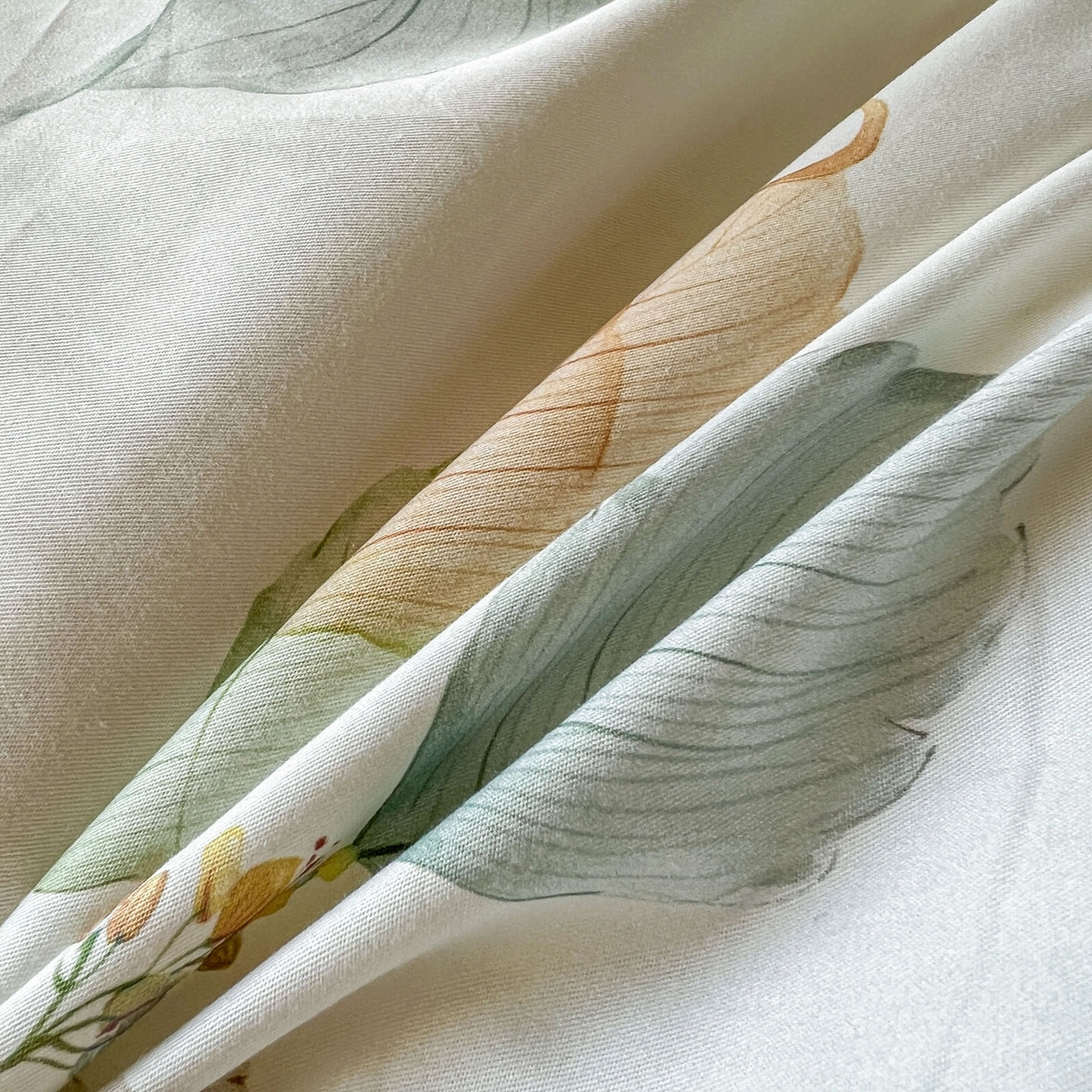 91家纺网 家纺一手货源 找家纺 典曼家纺 2026新款纯棉花卉系列全棉印花四件套 佳昕-黄