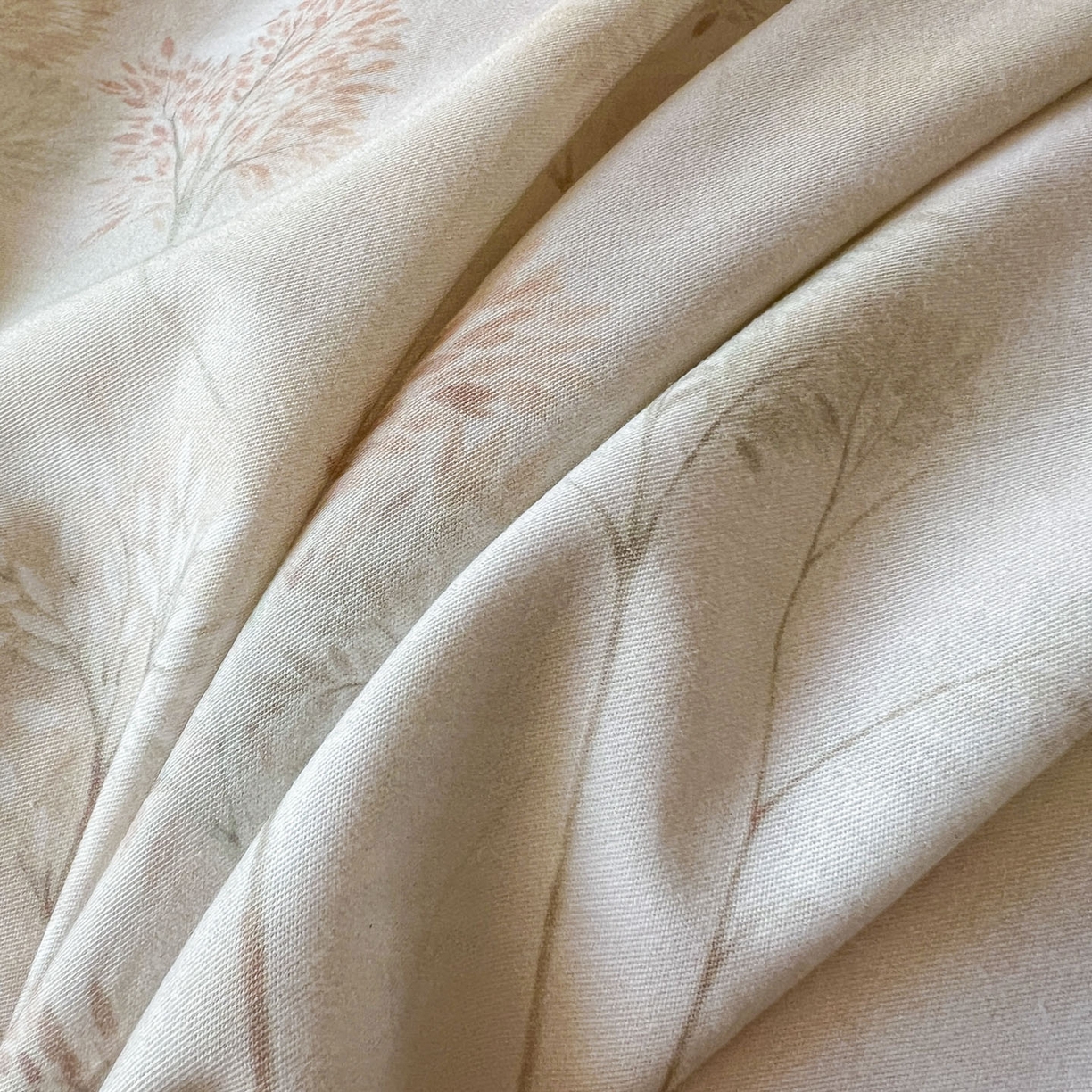 91家纺网 家纺一手货源 找家纺 典曼家纺 2026新款纯棉花卉系列全棉印花四件套 沐霖-桔