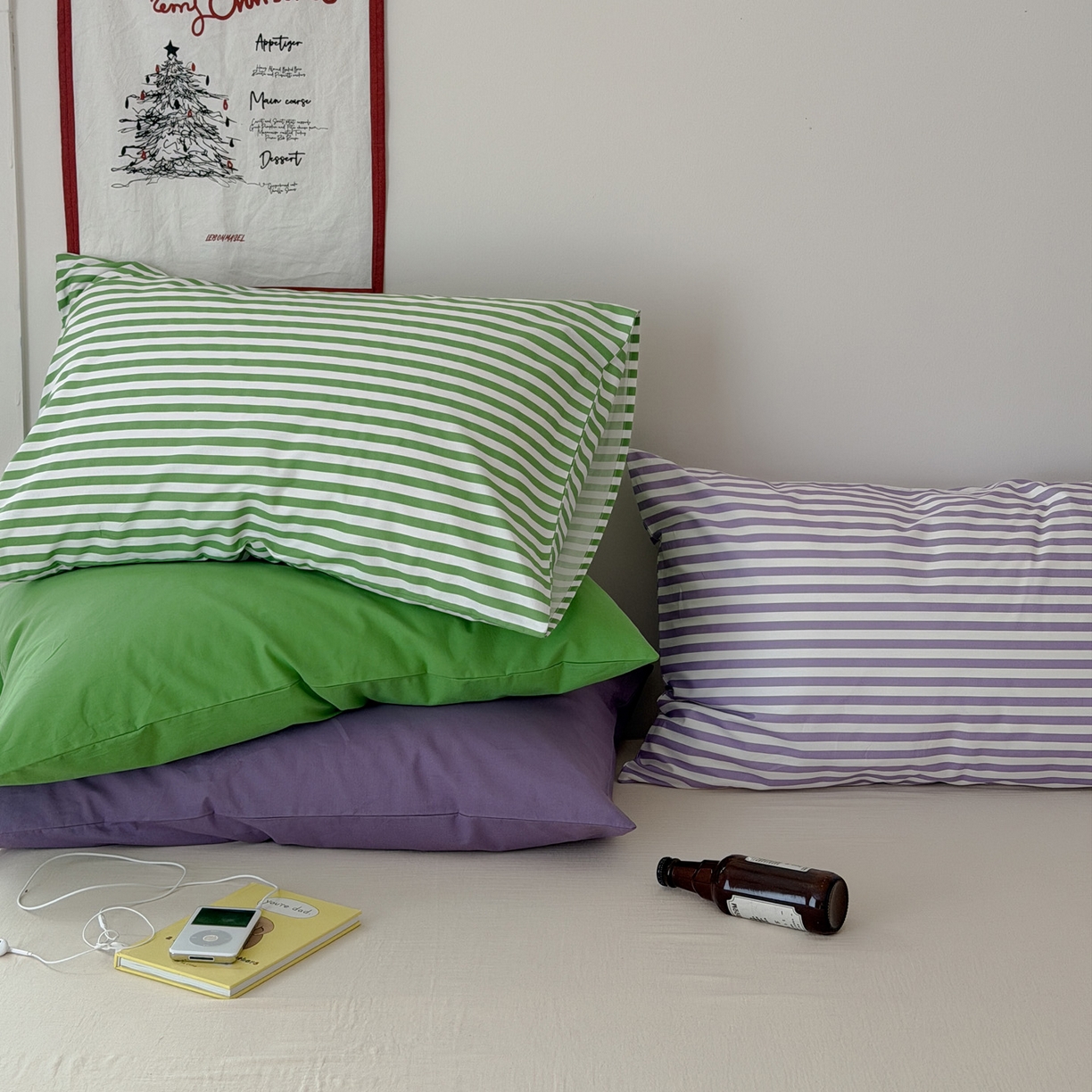 91家纺网 家纺一手货源 找家纺 （总）艾沁家纺 2026新款全棉纯棉单品枕套 枕套单件