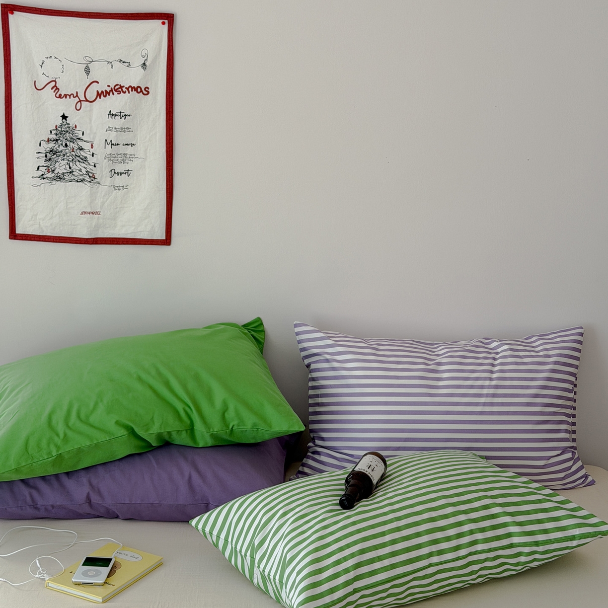 （总）艾沁家纺 2026新款全棉纯棉单品枕套 枕套单件