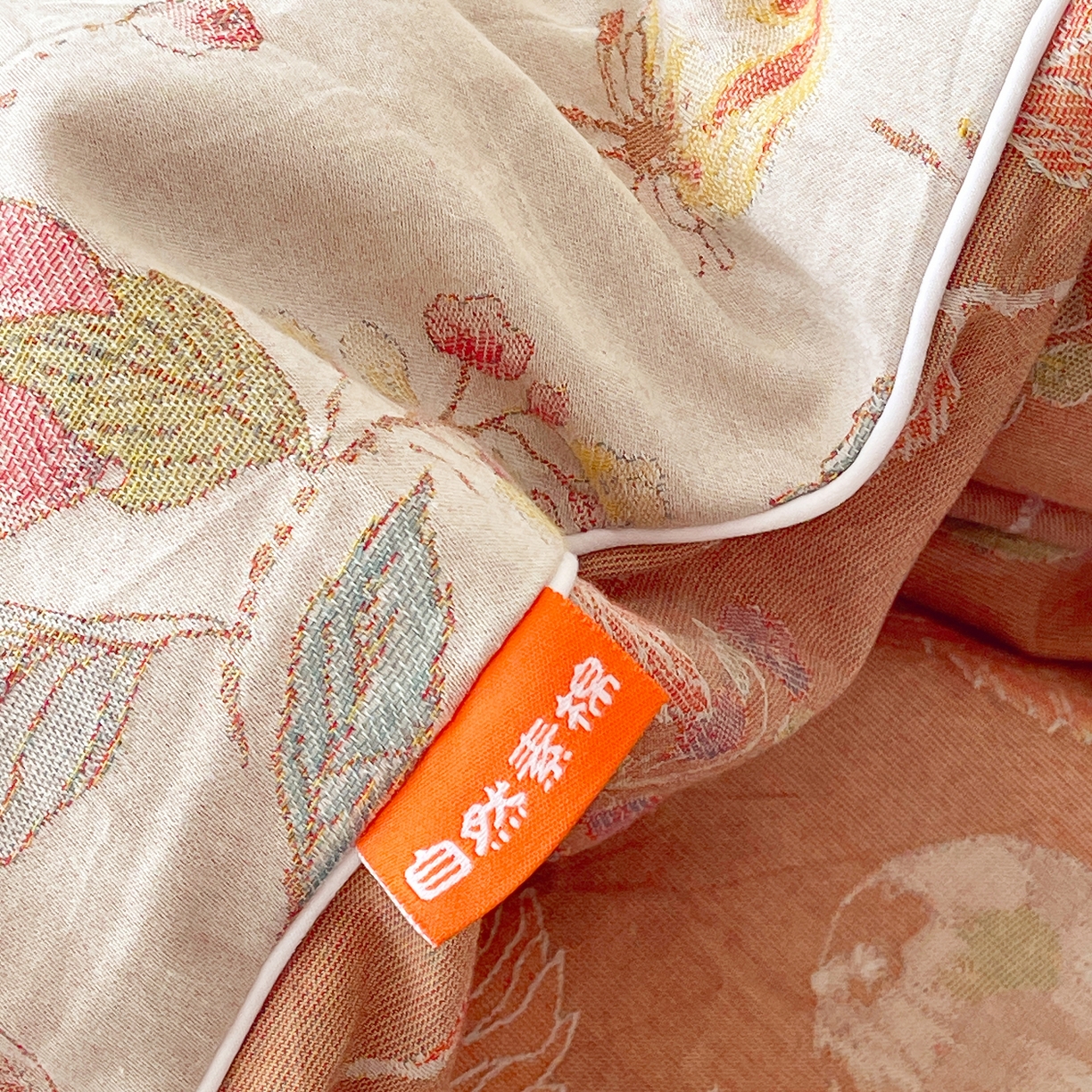 91家纺网 家纺一手货源 找家纺 春皖家纺 2026春夏新款（正反两用）A类提花双层纱单被套 稔秋