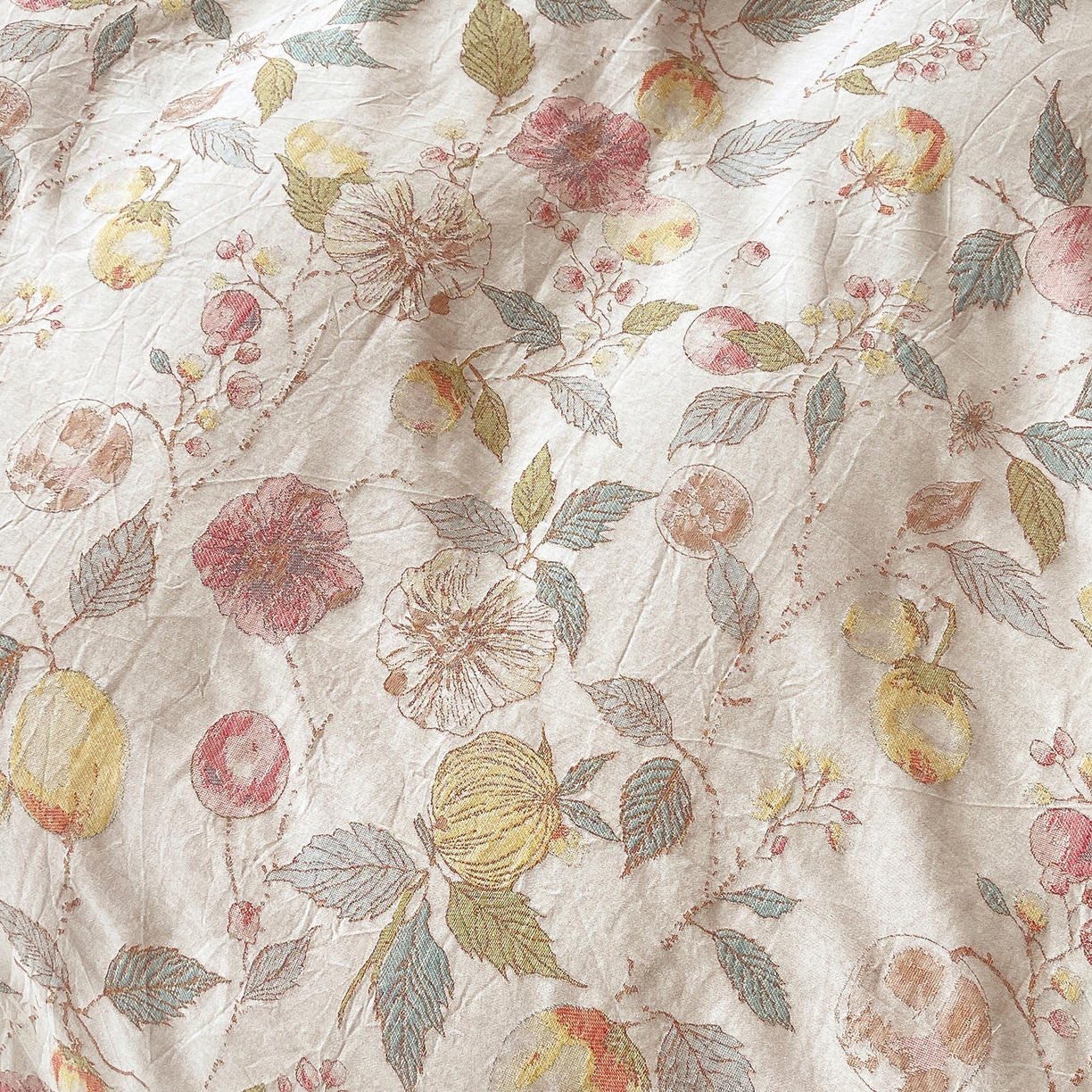 91家纺网 家纺一手货源 找家纺 春皖家纺 2026春夏新款（正反两用）A类提花双层纱单被套 稔秋