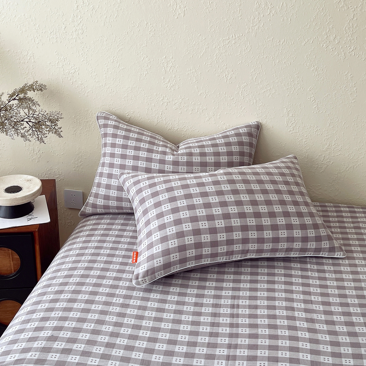 91家纺网 家纺一手货源 找家纺 （总）春皖家纺 2026春夏新款（正反两用）A类提花双层纱单枕套