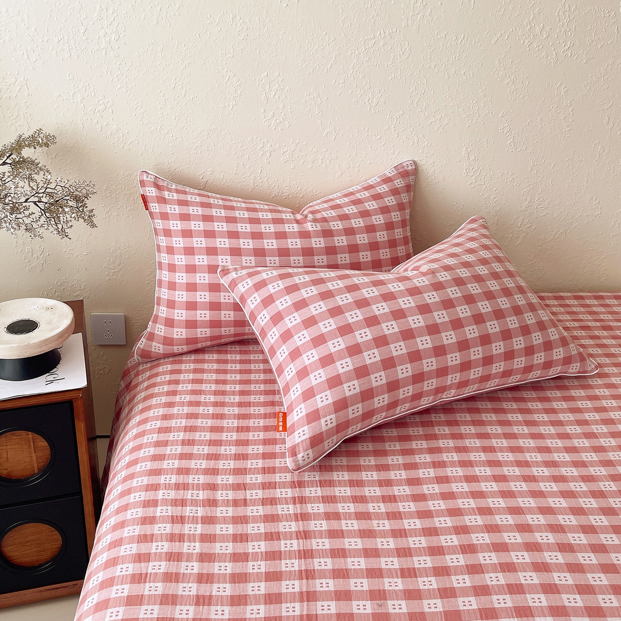 91家纺网 家纺一手货源 找家纺 （总）春皖家纺 2026春夏新款（正反两用）A类提花双层纱单枕套