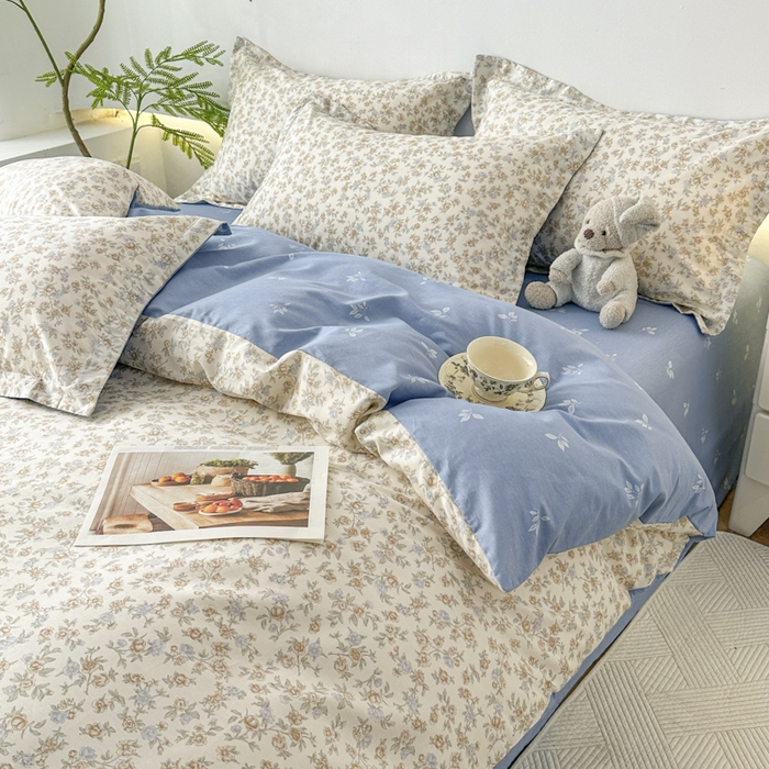 91家纺网 家纺一手货源 找家纺 （总）红淳家纺 2026新款13070全棉纯棉印花单品被套单件被套