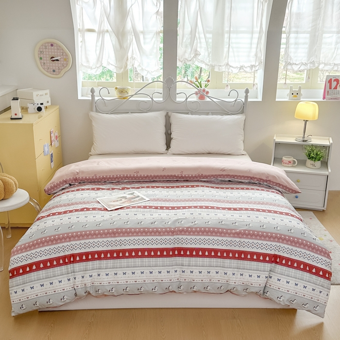 91家纺网 家纺一手货源 找家纺 （总）红淳家纺 2026新款13070全棉纯棉印花单品被套单件被套