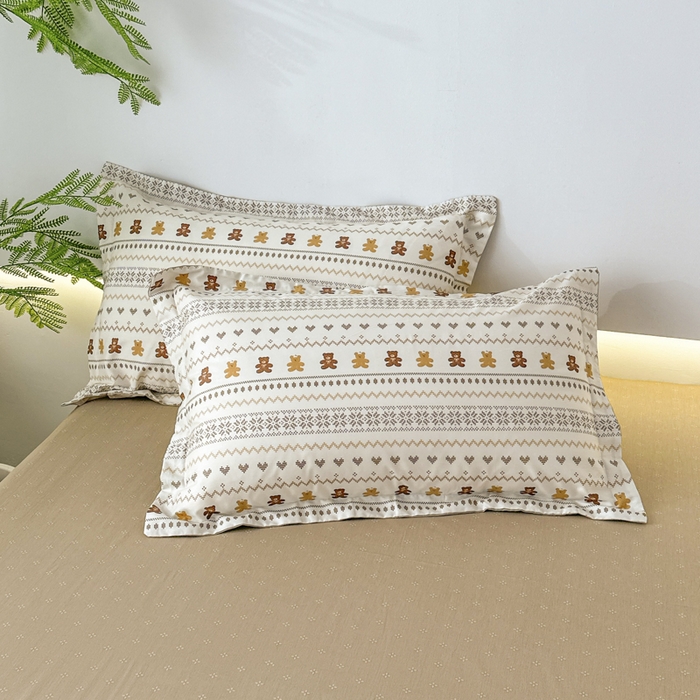 91家纺网 家纺一手货源 找家纺 （总）红淳家纺 2026新款13070全棉纯棉印花单品枕套单件枕套