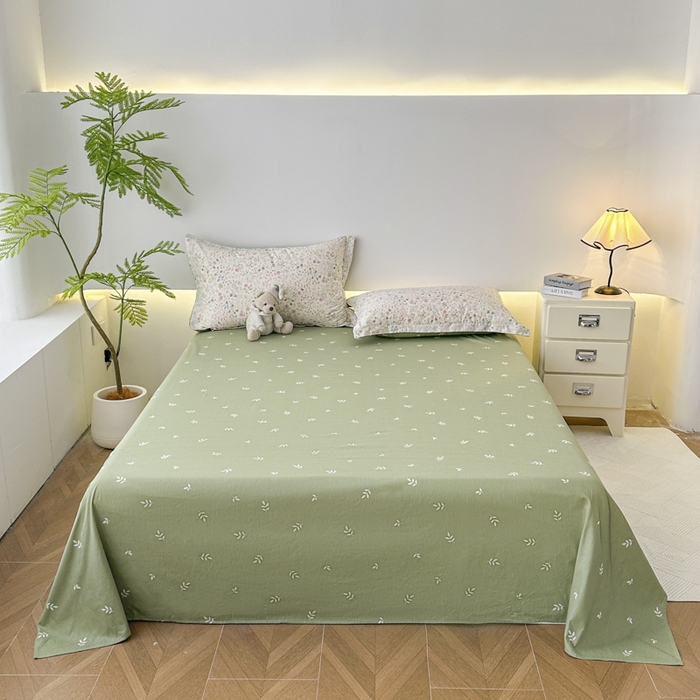 91家纺网 家纺一手货源 找家纺 红淳家纺 2026新款13070全棉纯棉印花单品枕套单件枕套 漫漫花香