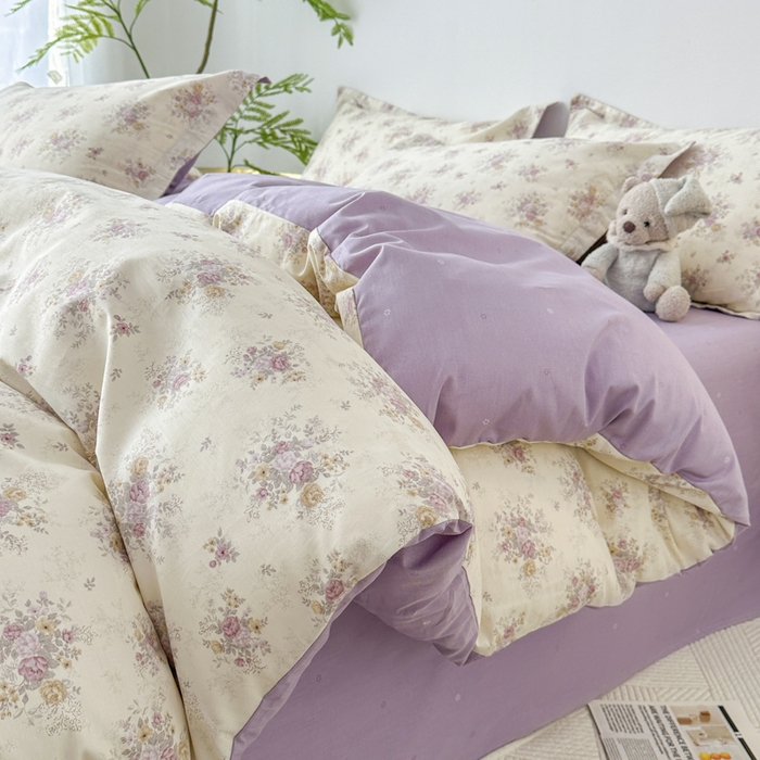 91家纺网 家纺一手货源 找家纺 （总）红淳家纺 2026新款13070全棉纯棉印花四件套系列