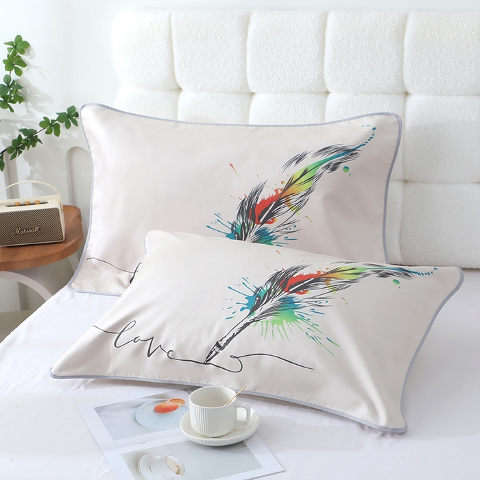 娇兰毛巾 2026新款7A抗菌枕巾 羽彩