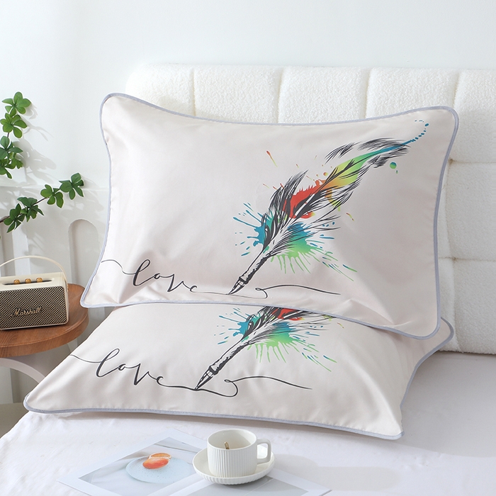 91家纺网 家纺一手货源 找家纺 娇兰毛巾 2026新款7A抗菌枕巾 羽彩