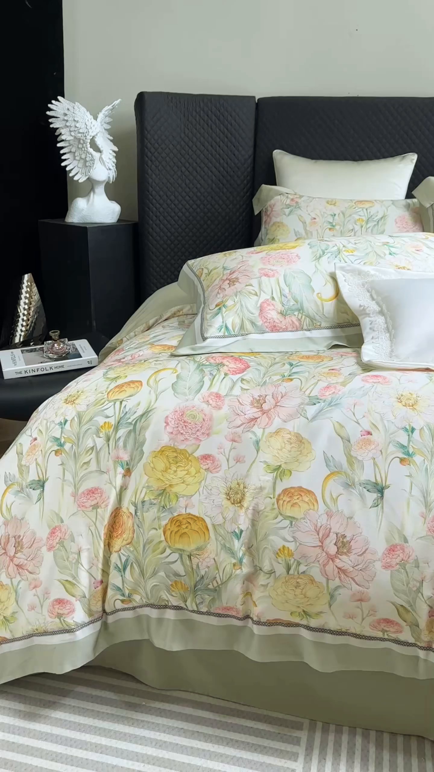 91家纺网 家纺一手货源 找家纺 （总）朵希曼 2026新款60天丝棉数码印花四件套（控价券后不低于349元）