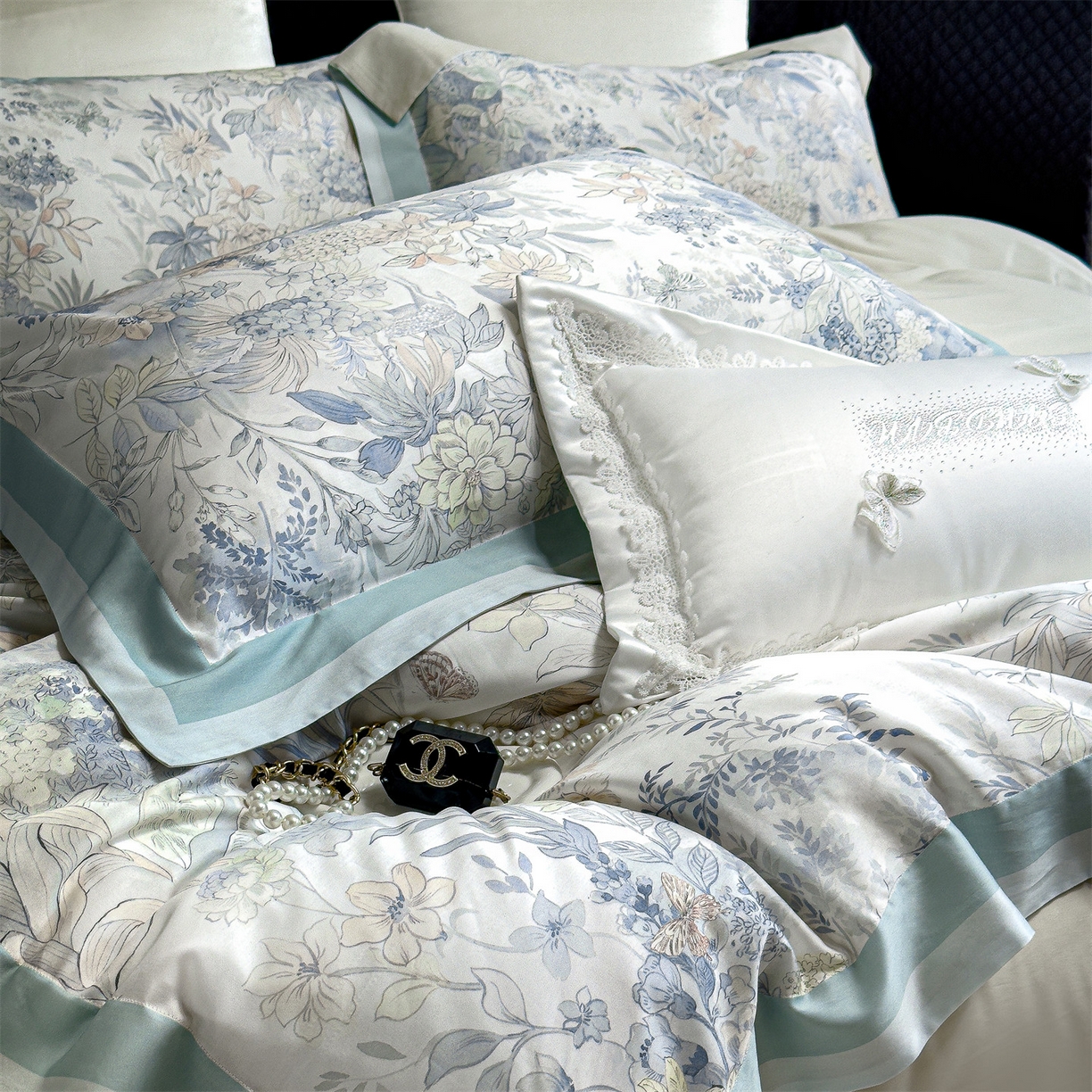 91家纺网 家纺一手货源 找家纺 朵希曼 2026新款60天丝棉数码印花四件套（控价券后不低于349元） 玛雅