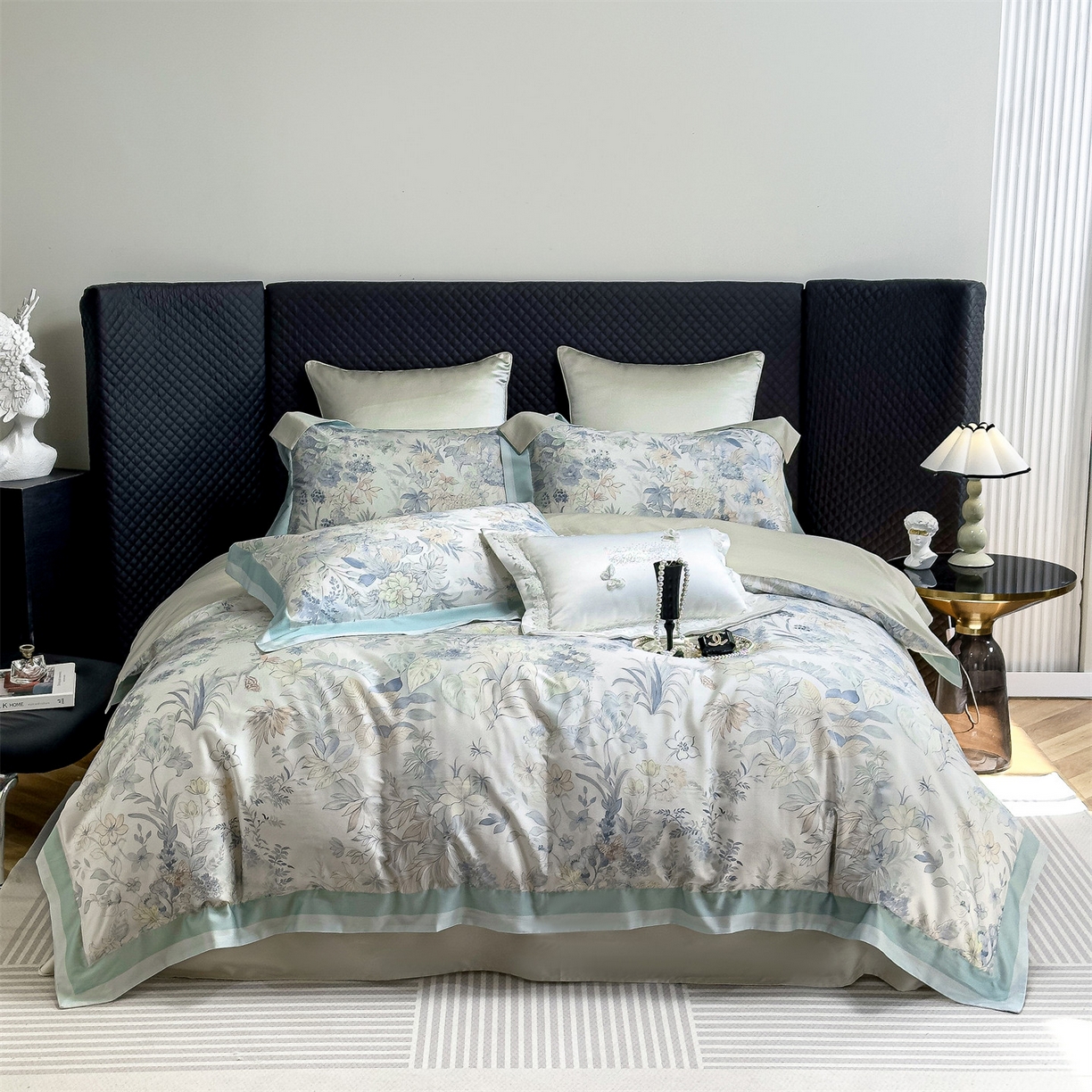 91家纺网 家纺一手货源 找家纺 朵希曼 2026新款60天丝棉数码印花四件套（控价券后不低于349元） 玛雅